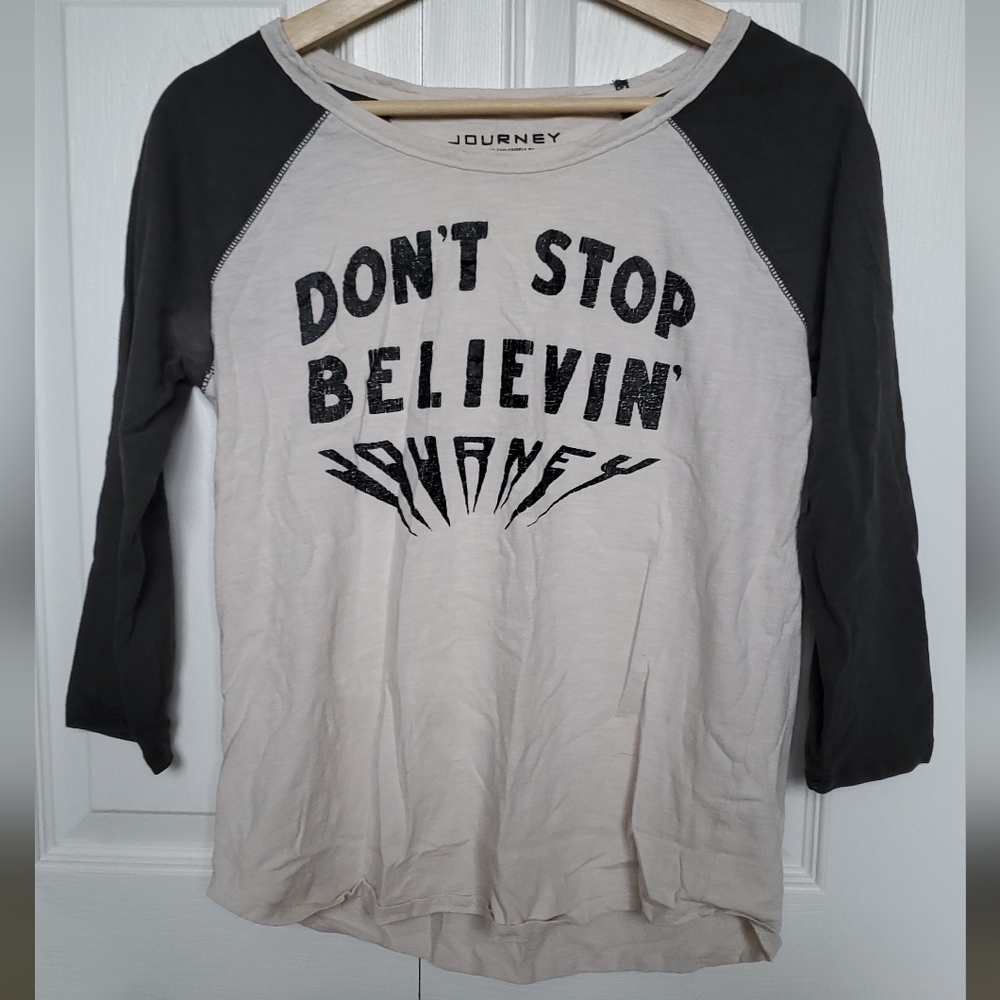 Lucky Brand Journey Three-quarter Sleeve Graphic Tee